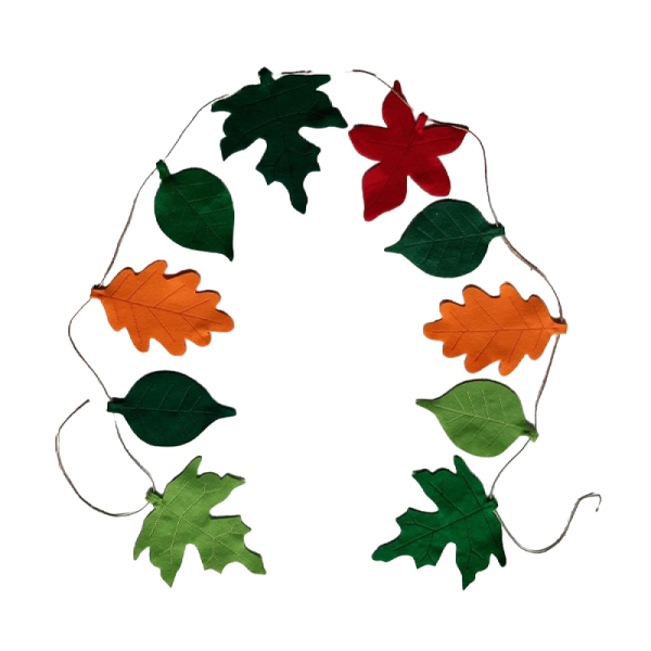 Vilten slinger Herfst Bladeren