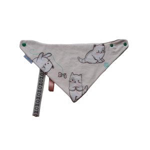 Kraamset Kat Bolletje wol / Wit - Afbeelding 3