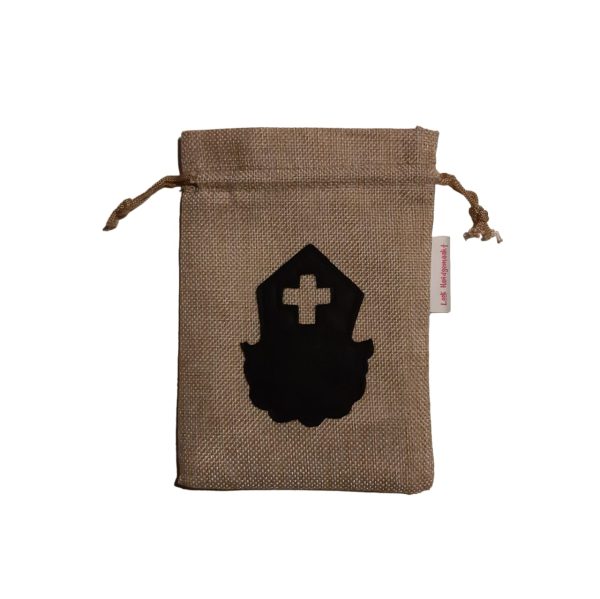 Jute Pepernoot-Cadeauzakje Sinterklaas