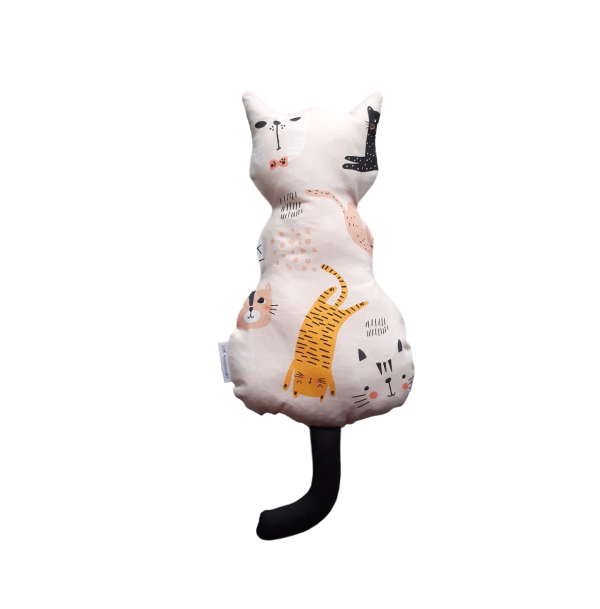 Sierkussen Kat Milk / Zwart