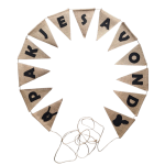 VlaggenlijnJutePakjesavondMijter