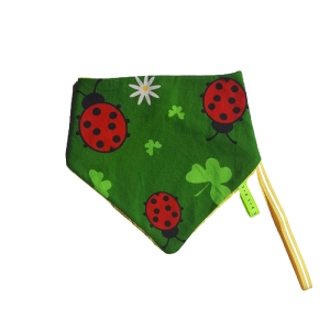 Bandana Kwijlslab Lieveheersbeestje Geel