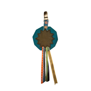 Medaille Blauw Groen Ster Uiltjes