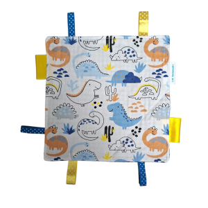 Tutteldoek Dino Blauw
