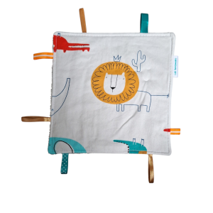 Tutteldoek Leeuw Wit